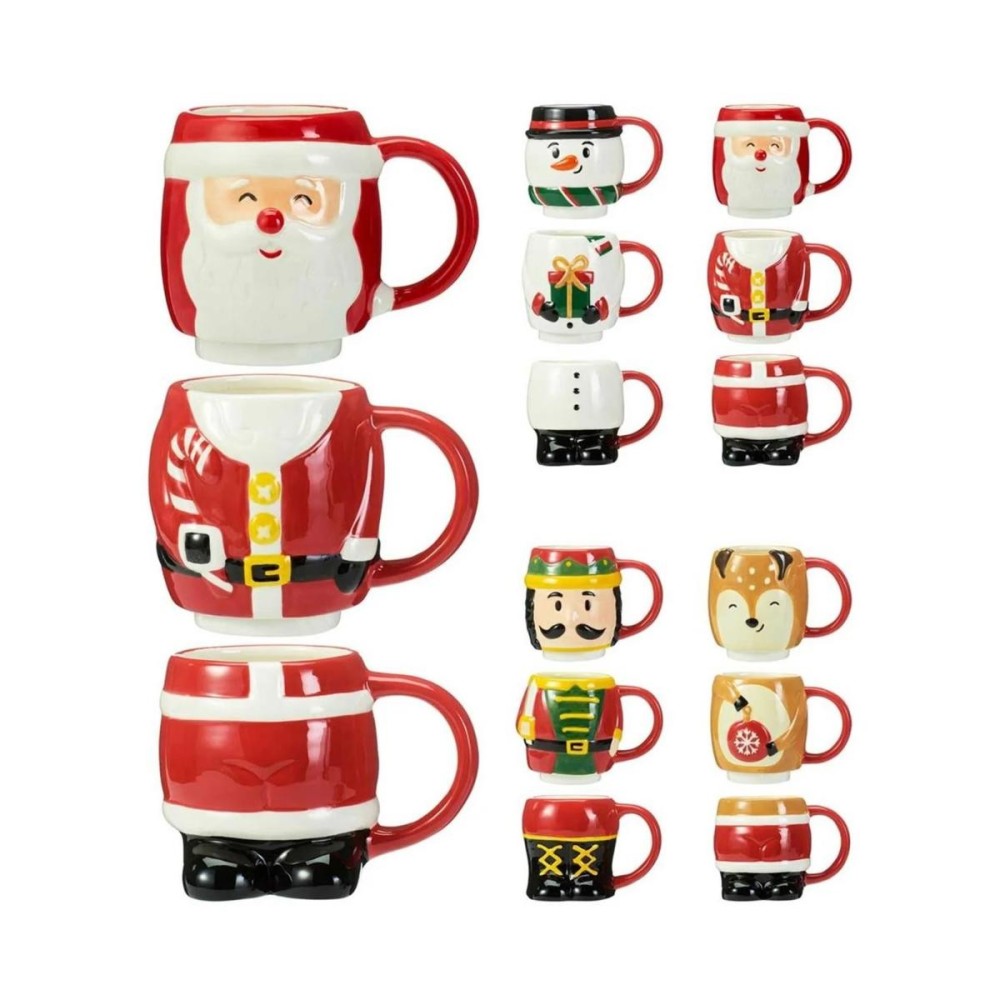 SET 3 TAZZE CERAMICA NATALE 280ML3A